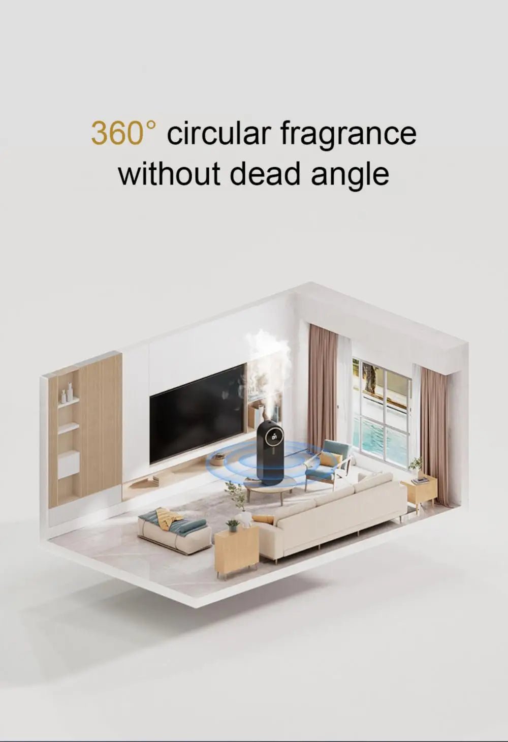 "Diffuseur USB et Purificateur d'Air Portable avec Écran - Parfumez et Purifiez Facilement" - Swfitshop