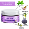 Sels de bain de pieds de l'Himalaya, 150 g, aux fleurs de lavande séchées, anti - odeurs, bain de pieds, spa - Swfitshop